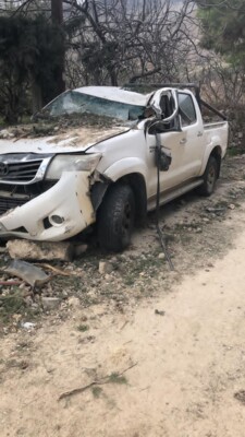 مصلحة الليطاني: نجاة فريق من العاملين في معمل عبد العال إثر إصابة غير مباشرة لسيارتهم في مشغرة جراء قصف اسرائيلي