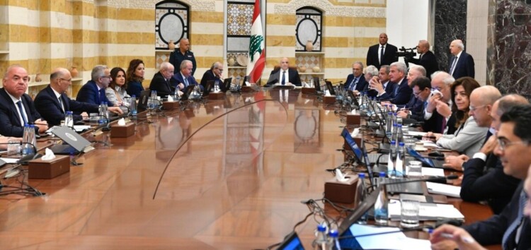 بدء جلسة مجلس الوزراء في قصر بعبدا برئاسة الرئيس عون