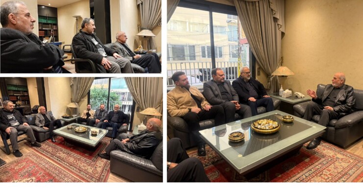 حردان التقى وفداً من "حزب الله" وأكدا ضرورة وحدة الموقف اللبناني في إدانة الإعتداءات الإسرائيلية