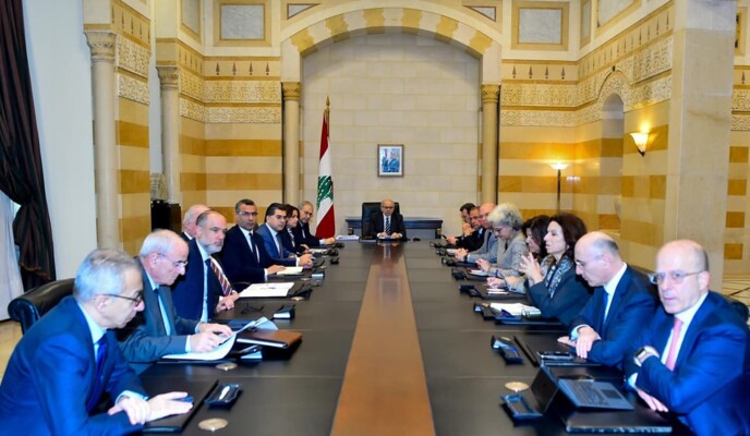 سلام عقد اللقاء الوزاري الدوري لمتابعة التطورات السياسية وخطة الاستجابة لمتطلبات النزوح والإغاثة