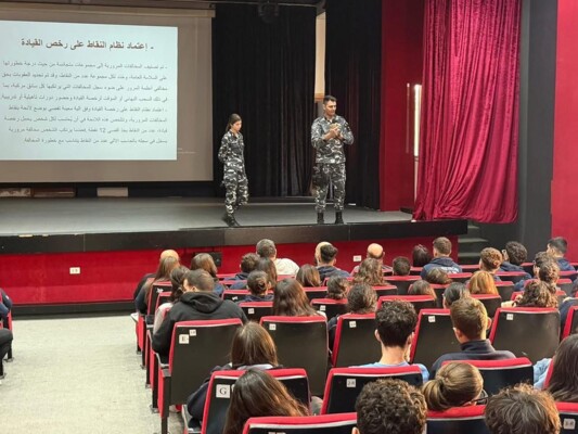 حركة "شباب الشرق" نظّمت ندوة توعوية حول السلامة المرورية في الكلية الشرقية الباسيلية