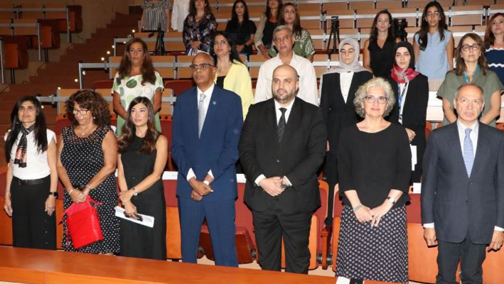 كرامي أطلقت وناصر الدين وممثل منظمة الصحة العالمية المسح الصحي القائم على تلامذة المدارس في لبنان