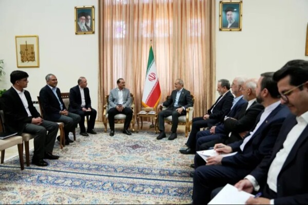 قائد الجيش الباكتساني التقى بزشكيان وقاليباف
