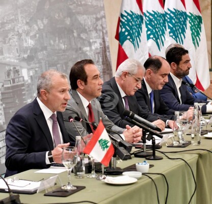 باسيل في لقاء "حماية لبنان": اتفقنا على رفض المسّ بوحدة لبنان وحصر السلاح بالكامل بيد الدولة وإقرار استراتيجية دفاع وطني