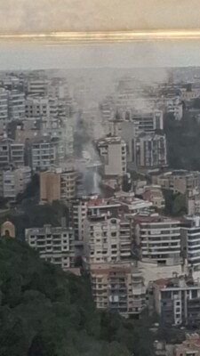 سماع صوت دوي في منطقة الحازمية والمعلومات الاولية تحدثت عن انفجار قارورة غاز