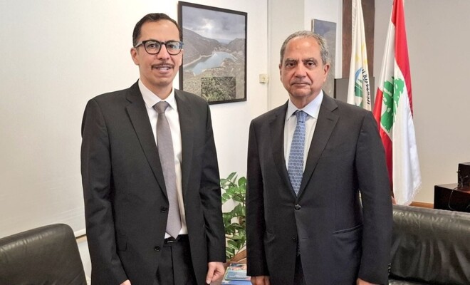 الصدي بحث مع سفير الإمارات بالعلاقات الثنائية ومشاركة لبنان بمؤتمر الأمم المتحدة للمياه
