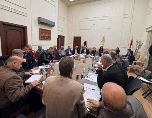 لجنة الإغاثة الفلسطينية تبحث آليات متابعة أوضاع النزوح في المخيمات والتجمعات