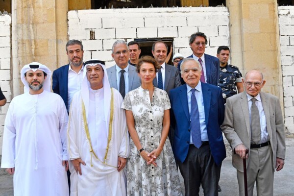 سلامة وأزولاي أطلقا حملة لإعادة إحياء الـتياترو الكبير وشاركا بوضع حجر الأساس لإعادة تأهيل سكة الحديد في مار مخايل