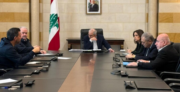 سلام استقبل حيدر وشاهين وعقد لقاءً وزاريًا لمتابعة التطورات ومتطلبات النزوح والإغاثة