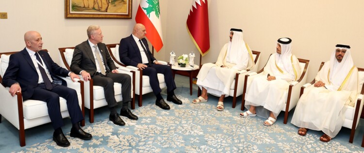 الرئيس عون زار أمير قطر مجددًا إدانته للاعتداء الإسرائيلي: لبنان يقف إلى جانب قطر وممتن لدعمها