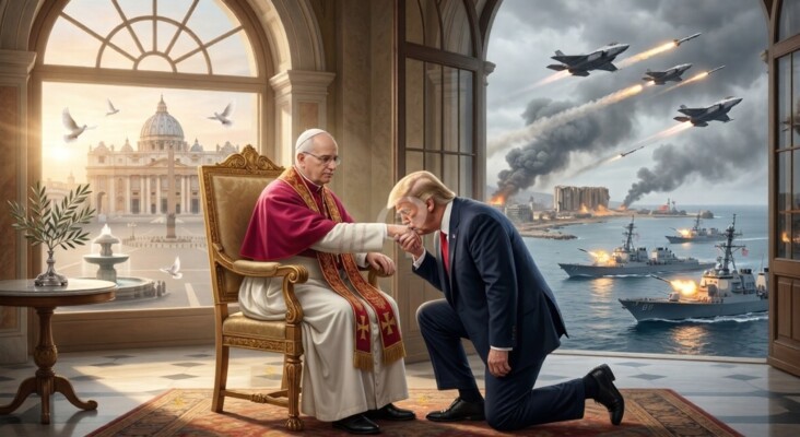 التاج والمذبح و"أرز الرب": مواجهة لاوون الرابع عشر وترامب على أنقاض السياسة