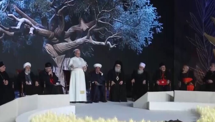 البابا من ساحة الشهداء: الحوار في الشرق الاوسط يرتكز على الراوبط الروحية التي تجمع المسيحيين مع المسلمين واليهود