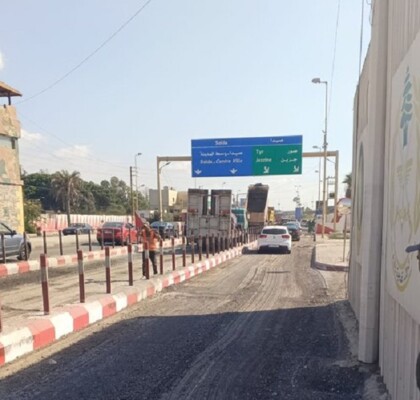 التحكم المروري: اعمال برش للزفت على اوتوستراد صيدا محلة الاولي تسببت بازدحام مروري