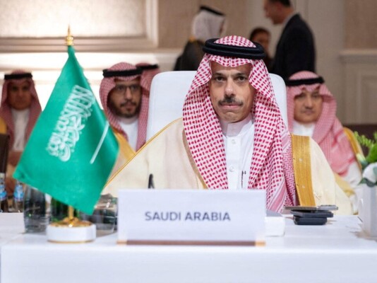 بن فرحان اكد أن السعودية تواصل جهود خفض التصعيد ومنع تجدد التوترات والصراعات