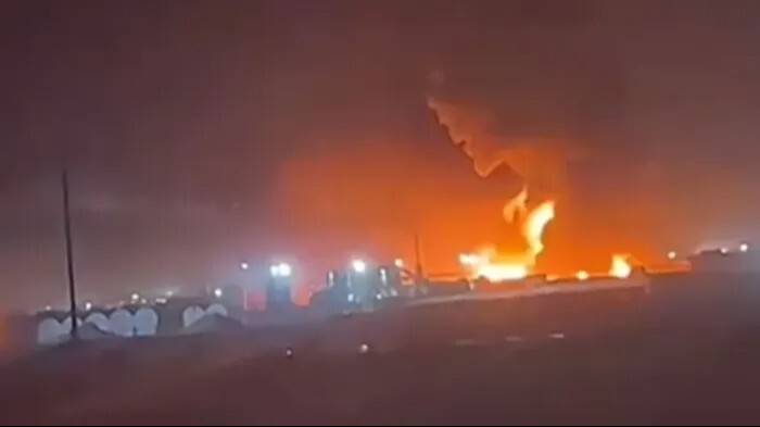 انفجار ضخم في مستودع وقود بالسليمانية في إقليم كردستان وسقوط اصابات