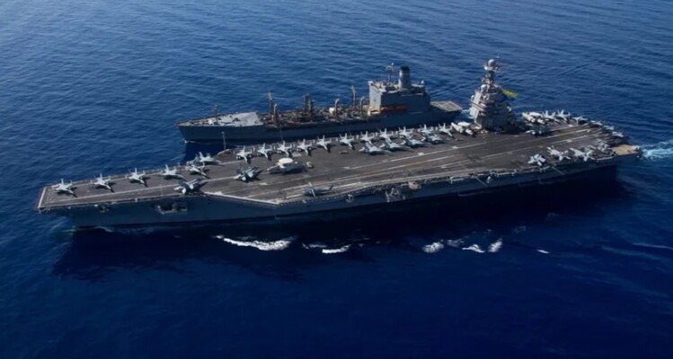 مسؤول أميركي: حاملة الطائرات فورد ستغادر البحر الأحمر لإصلاحها بعد حريق الأسبوع الماضي