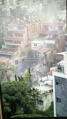 هيئة البث الإسرائيلية: انهيار مبنى في حيفا جراء سقوط صاروخ إيراني وبلاغات أولية عن اصابات