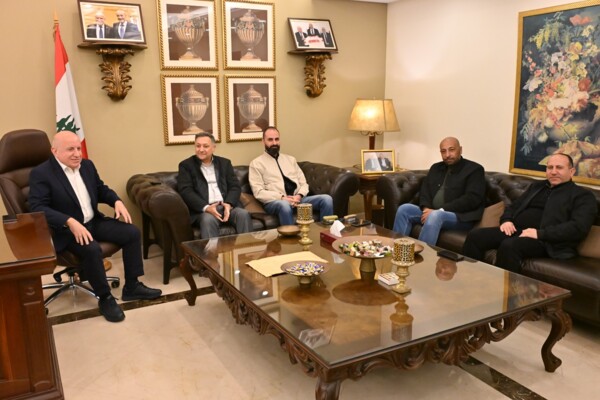 هاشم حيدر تابع ملف النزوح مع ناصر جابر على رأس وفد من قضاء النبطية ووفد من رؤساء بلديات قضاء جزين وجبل الريحان