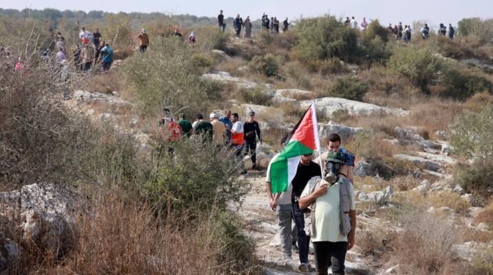 إصابة مزارعين وصحفيين ومتضامنين أجانب في هجمات مستوطنين إسرائيليين بالضفة الغربية
