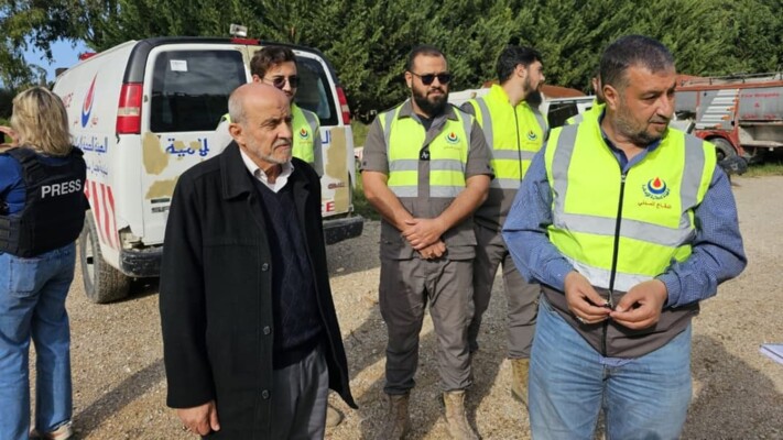 جشي تفقد الدفاع المدني في الهيئة الصحية الإسلامية- صور: الاعتداء على هذه الجهات يكشف إفلاس العدو
