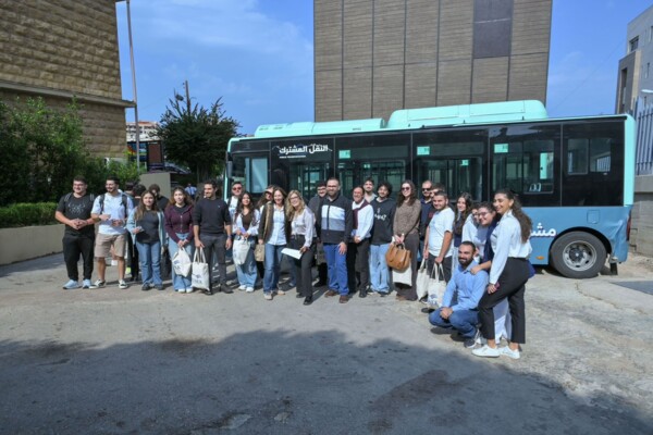 جامعة الروح القدس – الكسليك نظّمت نشاطًا ميدانيًا لتعزيز النقل العام المستدام في لبنان