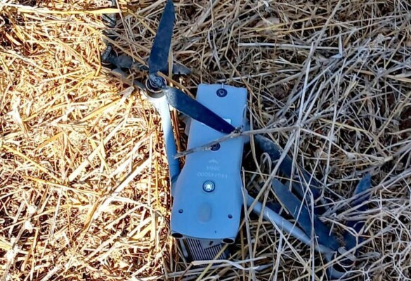 النشرة: العثور على محلقة اسرائيلية محطمة بين بلدتي الطيبة ورب ثلاثين
