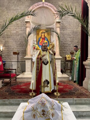 المطران بولس سفر احتفل بالقداس الإلهي في كنيسة السيدة في زحلة