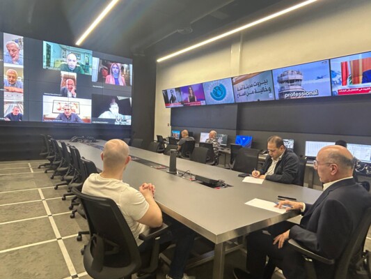 الحجار طلب من المحافظين واللواء عبدالله رفع الجهوزية واتخاذ التدابير اللازمة لحفظ الأمن وتنظيم حركة السير في مختلف المناطق