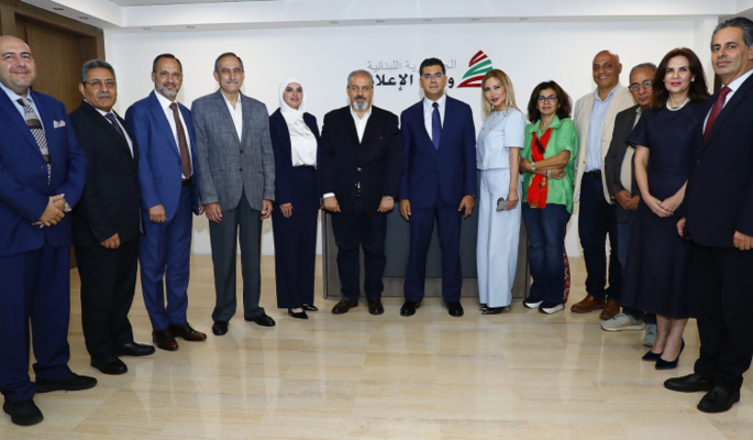 مرقص التقى وفوداً بلدية ونقابية وبحث تنظيم قطاع المؤثرين