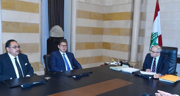 سلام التقى مدير المخابرات المصرية: تثبيت الأمن والاستقرار في الجنوب يشكّل أولوية وطنية