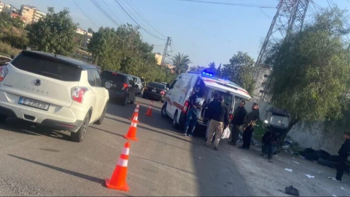 جريح في انزلاق دراجة قرب شركة الكهرباء في عبرا