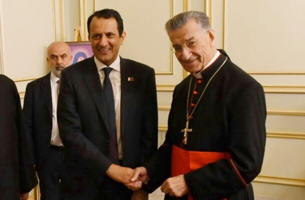 الراعي استقبل سفير قطر والمستشار الثقافي الإيراني وبارك مهام رئيس "كاريتاس" الجديد