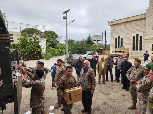انطلاق دفعة الثالثة من قافلة "سطوح بيروت" محمّلةً بنحو 40 طناً من المساعدات