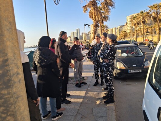 قوى الأمن: الطلب من النازحين عند كورنيش الرملة البيضاء الانتقال لأماكن الإيواء يأتي بسياق إنساني وتنظيمي