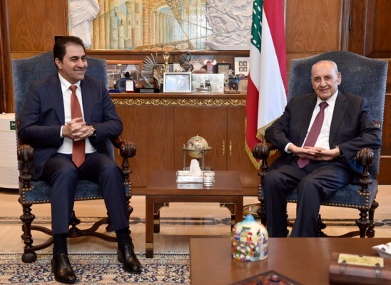بري استقبل نائب رئيس مجلس النواب العراقي والقعقور وحمية