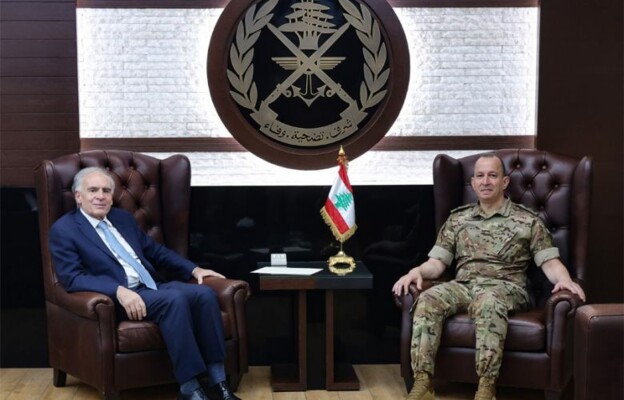 قائد الجيش بحث مع المنسق الأممي في لبنان الأوضاع ومرحلة ما بعد اليونيفيل