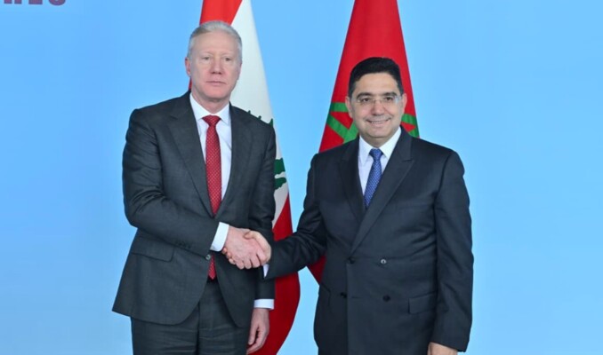وزير خارجية المغرب التقى رجي وأكد دعم بلده للبنان ولقرارات الحكومة لبسط سيادة الدولة