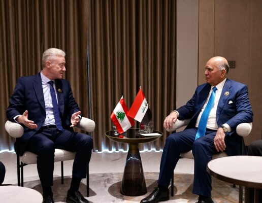 رجي التقى نظيره العراقي في بغداد وبحثا العلاقات الثنائية والتطورات الإقليمية