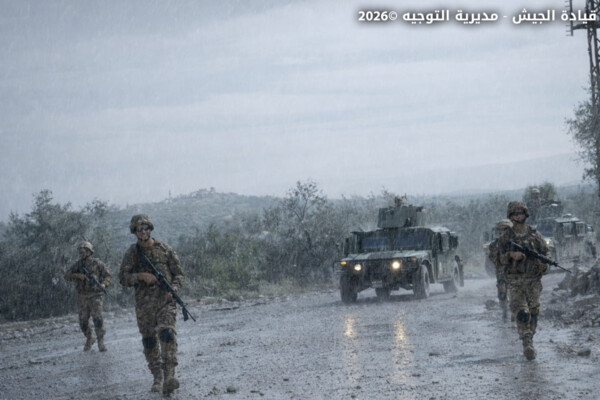 الجيش اللبناني: تنفيذ مهمات في عدد من المناطق الحدودية والجبلية