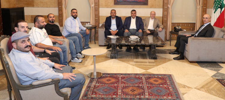 الحجار بحث مع معوض والقعقور بملفات إنمائية وخدماتية ومع الأسمر بشؤون عمالية واجتماعية