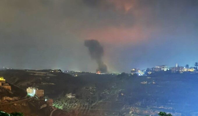 إصابات جراء غارات إسرائيلية على القليلة والسكسكية وأنصارية