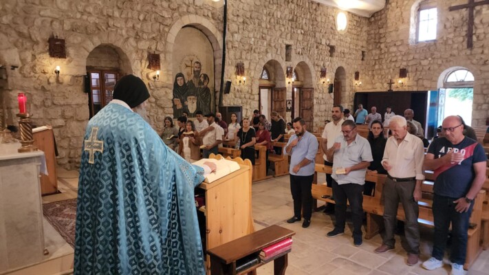 الطوائف المسيحية في قرى غربي بعلبك احتفلت بعيد الصليب المقدس