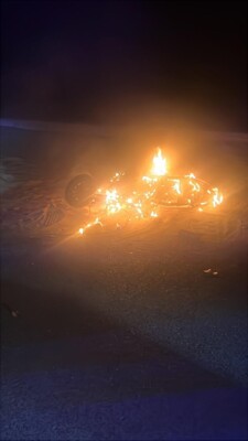 الطيران المسير الإسرائيلي أغار مستهدفًا دراجة نارية في مدينة صور وسقوط اصابات