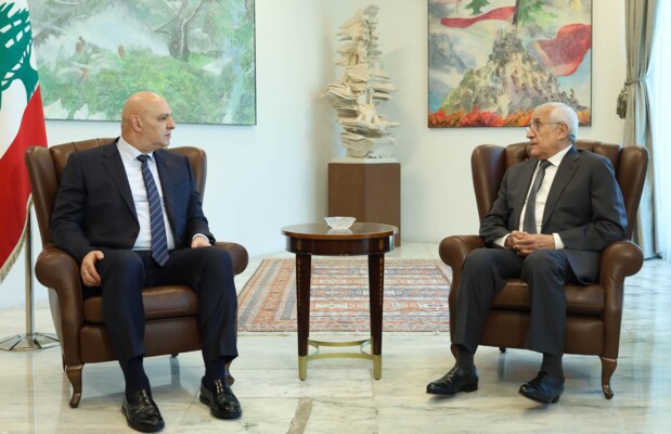 عون تداول مع سليمان بالتطورات الميدانية جنوبًا وعرض مع متري الأوضاع العامة في البلاد
