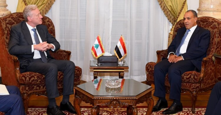 عبد العاطي التقى رجي مؤكدًا دعم سيادة لبنان: لانسحاب إسرائيل من المناطق المحتلة ووقف اعتداءاتها
