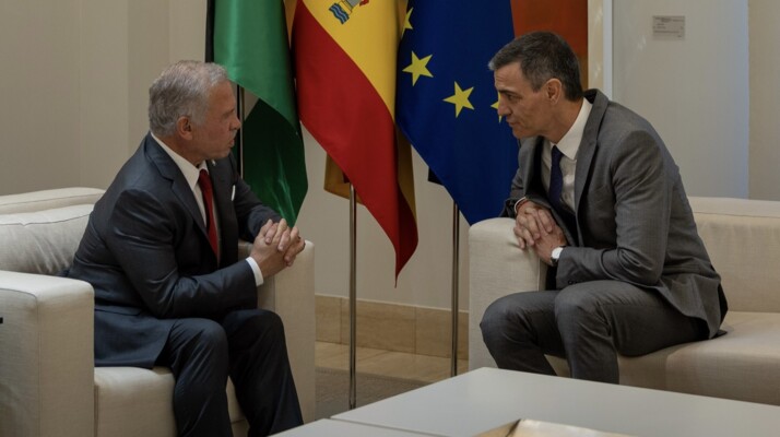 ملك الأردن لرئيس وزراء إسبانيا: لضرورة الوقف الفوري للاعتداءات الإيرانية واحترام سيادة الدّول