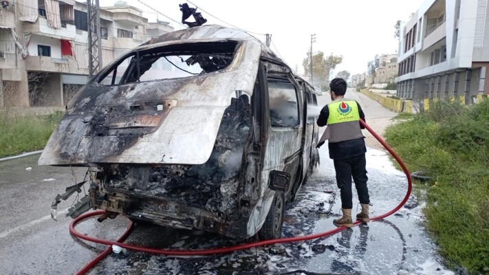 استهداف سيارة و"فان" على طريق معروب وغارات إسرائيلية دمرت منازل في الدوير واستهدفت عدة بلدات جنوبية