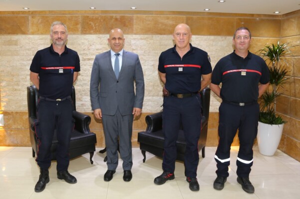 المدير العام للدفاع المدني استقبل وفداً فرنسياً لتعزيز التعاون في إدارة الأزمات