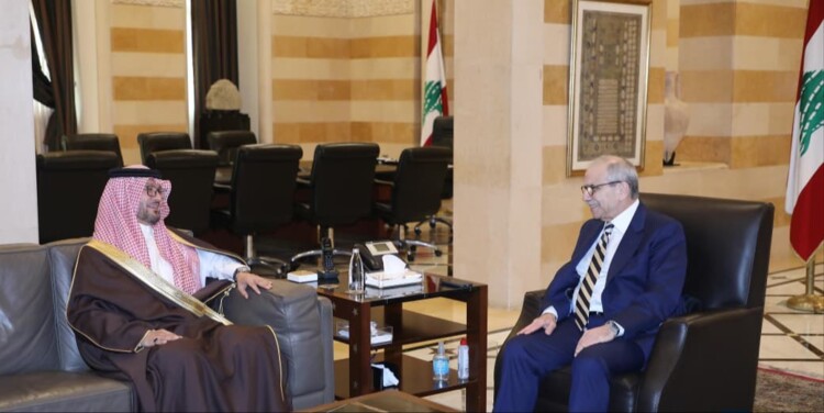 سلام استقبل البخاري في زيارة وداعية ونوّه بالجهود التي بذلها في توطيد العلاقات الثنائية بين لبنان والسعودية
