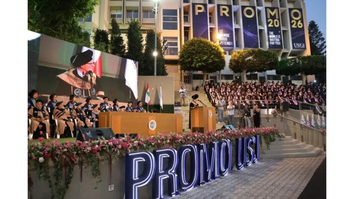 جامعة القديس يوسف احتفلت بتخريج دفعة 2026 ورئيس الجامعة دعا الخريجين ليكونوا أوفياء للبنان